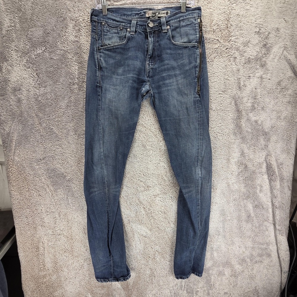 Vintage Levis Engineered Jeans Womens 29x34 Blue Twisted Y2K Zip Fly Medium Wash